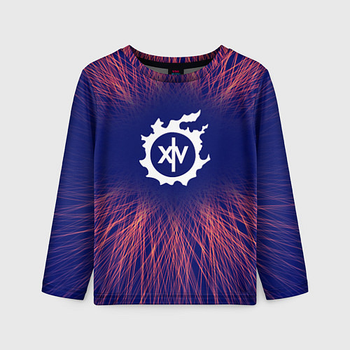 Детский лонгслив Final Fantasy red energy / 3D-принт – фото 1