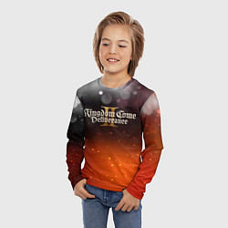 Лонгслив детский Kingdom Come Deliverance 2 logo, цвет: 3D-принт — фото 2