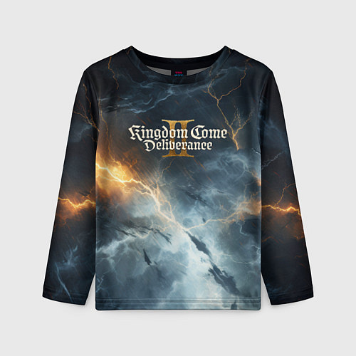 Детский лонгслив Kingdom Come Deliverance 2 молнии / 3D-принт – фото 1