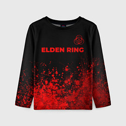 Детский лонгслив Elden Ring - red gradient посередине