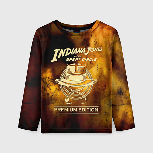 Детский лонгслив Indiana Jones and the Great Circle / 3D-принт – фото 1