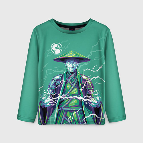 Детский лонгслив Lord Raiden - Mortal Kombat / 3D-принт – фото 1
