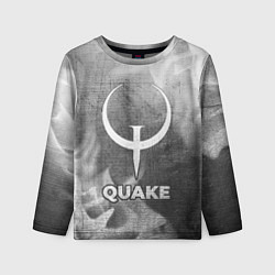 Детский лонгслив Quake - grey gradient