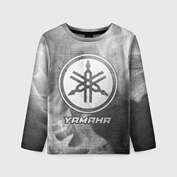 Детский лонгслив Yamaha - grey gradient