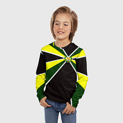 Лонгслив детский Мотострелковые войска: лавры, цвет: 3D-принт — фото 2