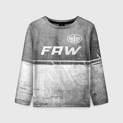 Детский лонгслив FAW - grey gradient посередине
