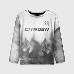 Детский лонгслив Citroen - white gradient посередине