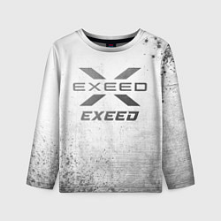 Детский лонгслив Exeed - white gradient