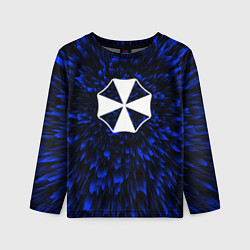 Детский лонгслив Resident Evil blue energy