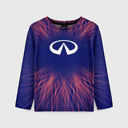 Детский лонгслив Infiniti red energy