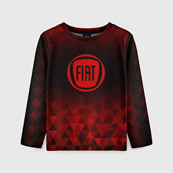 Детский лонгслив Fiat red poly