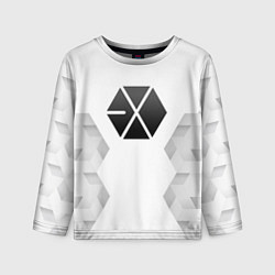 Детский лонгслив Exo white poly