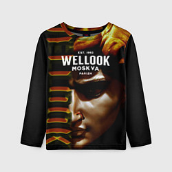 Лонгслив детский Davids Face Look, цвет: 3D-принт