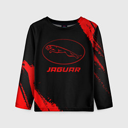 Лонгслив детский Jaguar - red gradient, цвет: 3D-принт