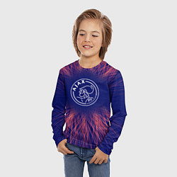 Лонгслив детский Ajax red energy, цвет: 3D-принт — фото 2