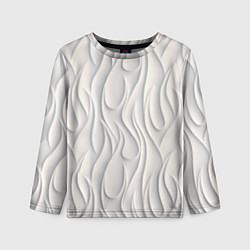 Лонгслив детский Рельефный узор, цвет: 3D-принт
