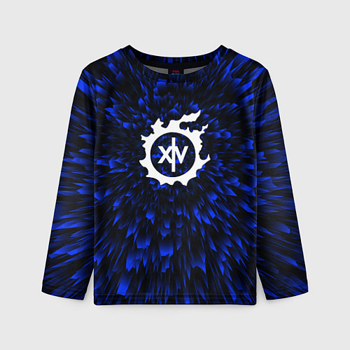 Детский лонгслив Final Fantasy blue energy / 3D-принт – фото 1