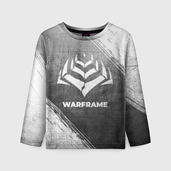 Детский лонгслив Warframe - grey gradient
