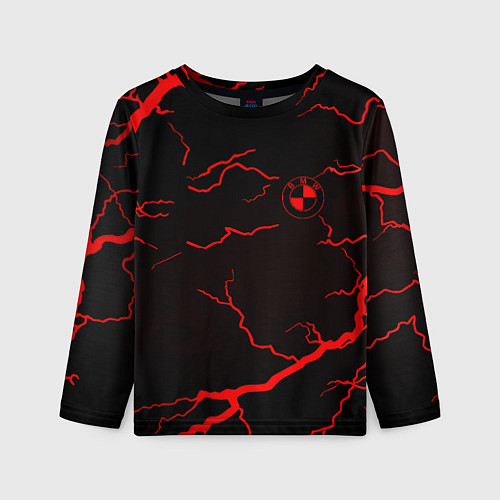Детский лонгслив BMW storm red color / 3D-принт – фото 1