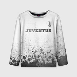 Детский лонгслив Juventus - white gradient посередине