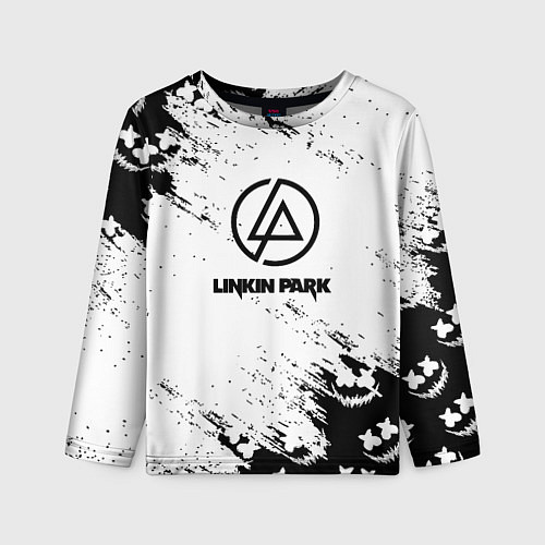 Детский лонгслив Marshmello x Linkin park / 3D-принт – фото 1