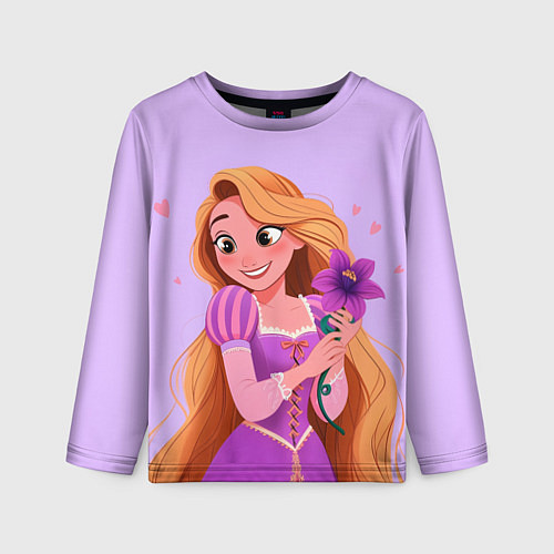 Детский лонгслив Rapunzel - big pictures / 3D-принт – фото 1