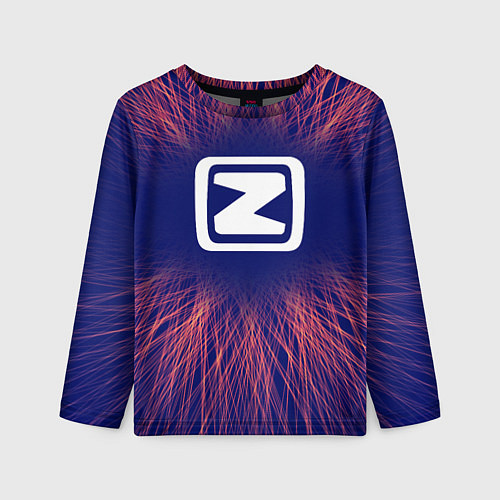 Детский лонгслив Zotye red energy / 3D-принт – фото 1