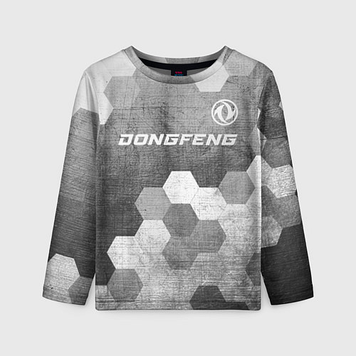 Детский лонгслив Dongfeng - grey gradient посередине / 3D-принт – фото 1