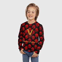 Лонгслив детский Samurai cyberpunk, цвет: 3D-принт — фото 2