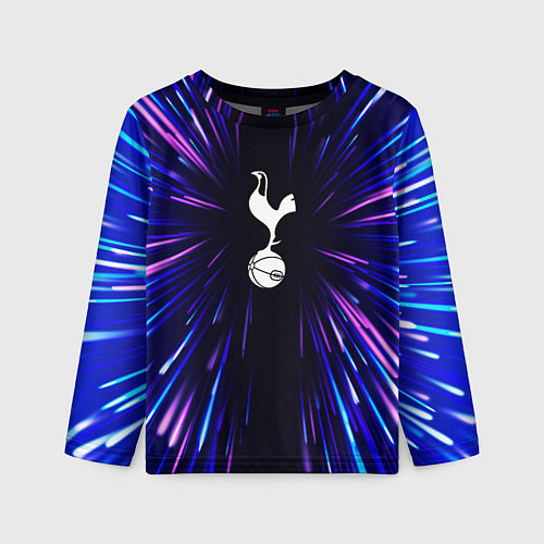 Детский лонгслив Tottenham neon energy / 3D-принт – фото 1