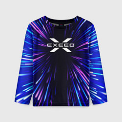 Лонгслив детский Exeed neon energy, цвет: 3D-принт
