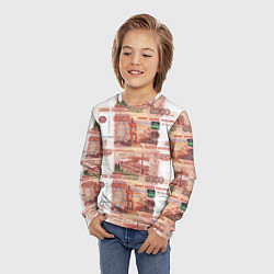 Лонгслив детский 5 000 рублей, цвет: 3D-принт — фото 2