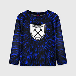 Детский лонгслив West Ham blue energy