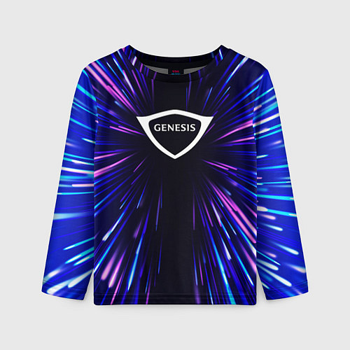 Детский лонгслив Genesis neon energy / 3D-принт – фото 1