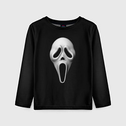 Лонгслив детский Крик маска косплей, цвет: 3D-принт