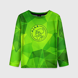 Детский лонгслив Ajax green poly