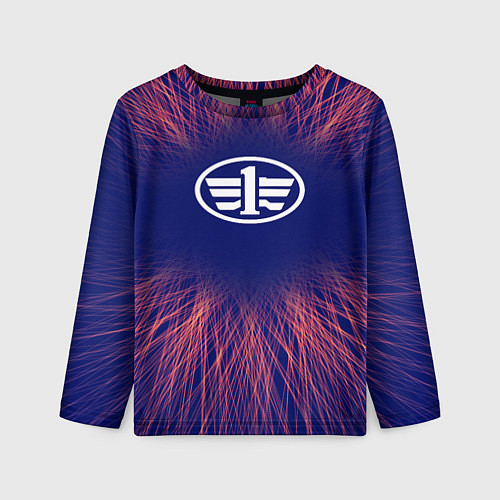 Детский лонгслив FAW red energy / 3D-принт – фото 1