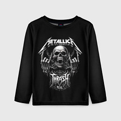 Детский лонгслив Thrash metal - Metallica group