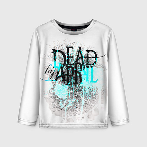 Детский лонгслив Dead by april краски / 3D-принт – фото 1