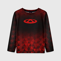 Детский лонгслив Chery red poly