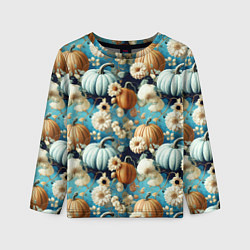 Лонгслив детский Маленькие тыковки, цвет: 3D-принт