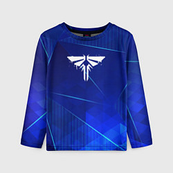 Детский лонгслив The Last Of Us blue poly