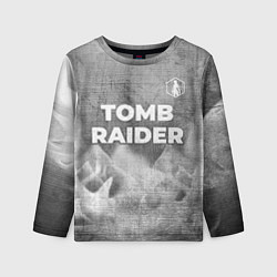 Лонгслив детский Tomb Raider - grey gradient посередине, цвет: 3D-принт