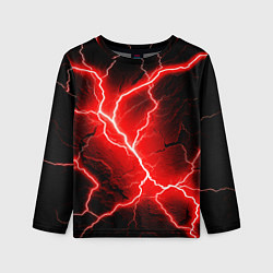 Лонгслив детский Lightning, цвет: 3D-принт