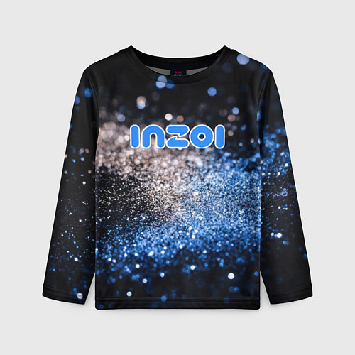 Детский лонгслив Inzoi логотип игры / 3D-принт – фото 1