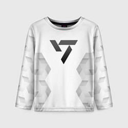 Детский лонгслив Seventeen white poly