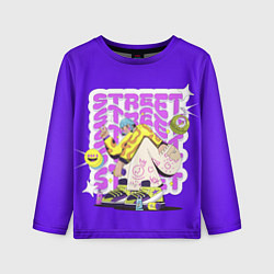 Детский лонгслив Street Y2K girl violet