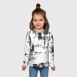 Лонгслив детский Color black and white, цвет: 3D-принт — фото 2