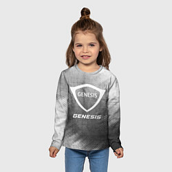 Лонгслив детский Genesis - grey gradient, цвет: 3D-принт — фото 2