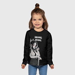Лонгслив детский Деловая Шинобу - Клинок рассекающий демонов, цвет: 3D-принт — фото 2